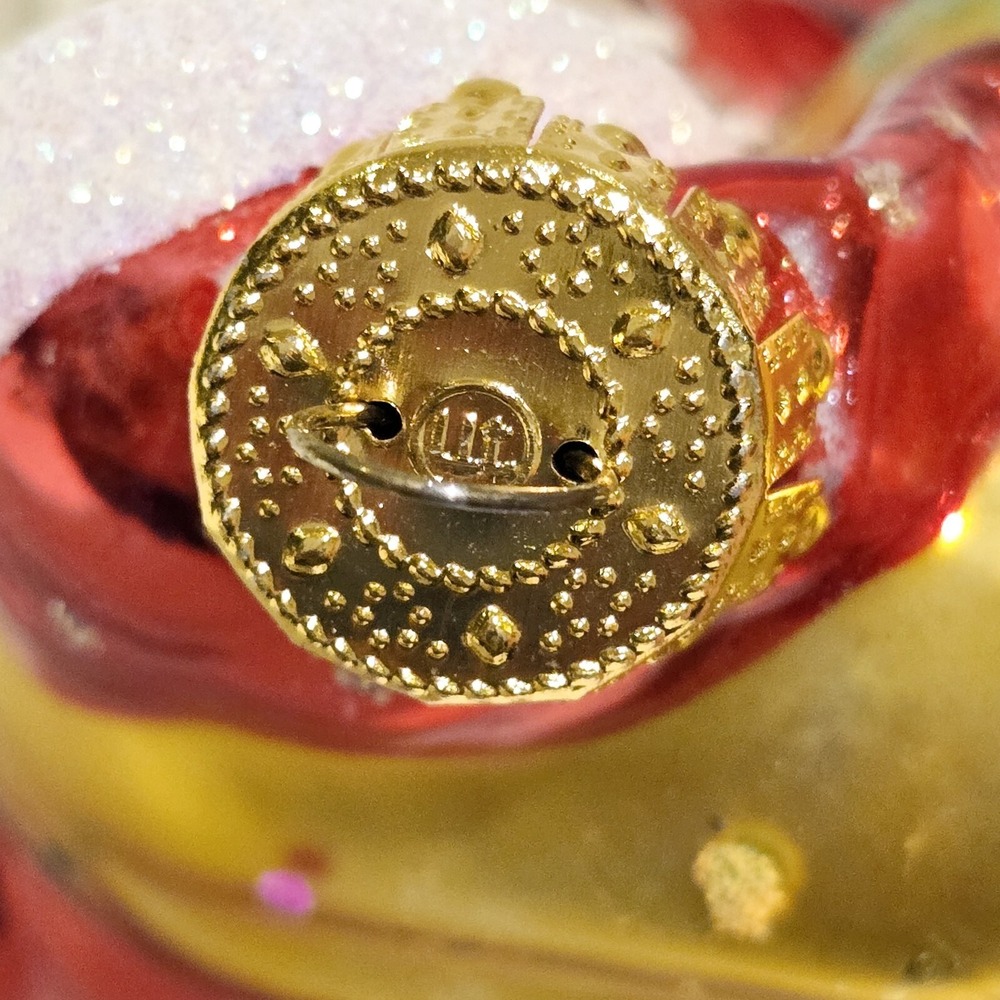Christmas Ornament Santa Gold Bag Unique Treasures UT Glass - Picture 7 of 9
